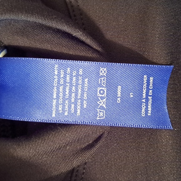 🇨🇦 Kit and Ace "Upgrade" Brushed A-Line French Terry Dress, XS Black, ✨️NWT✨️ - Picture 9 of 13